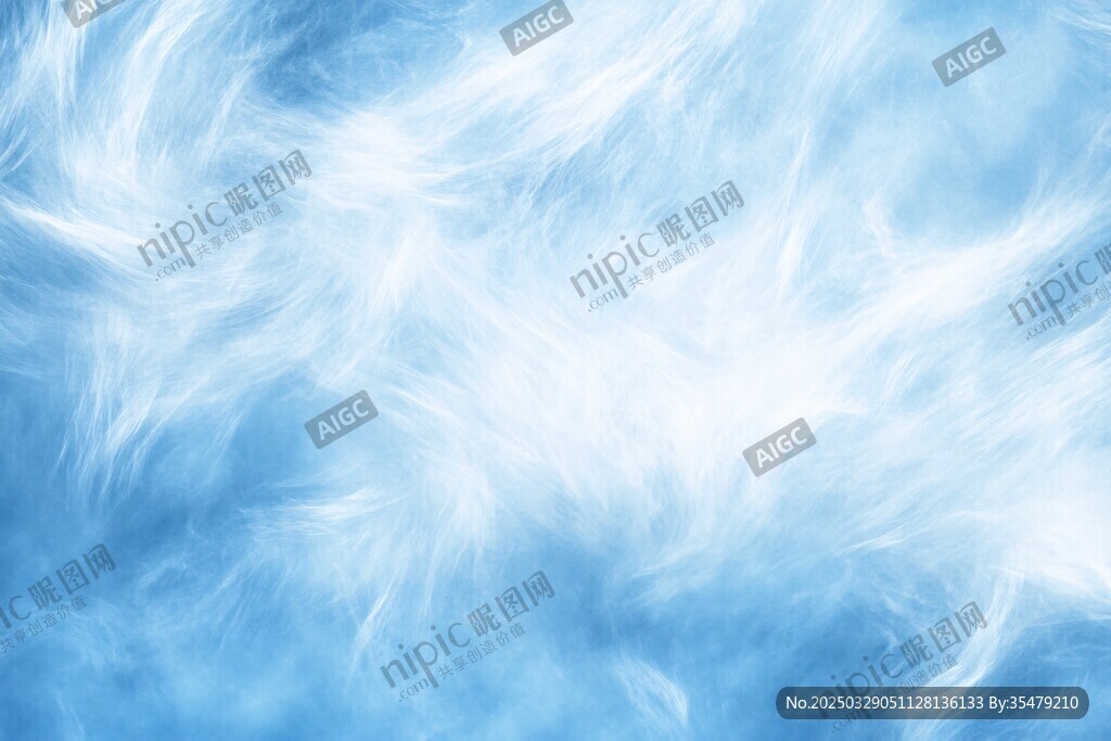 夢(mèng)幻藍(lán)白羽毛背景紋理