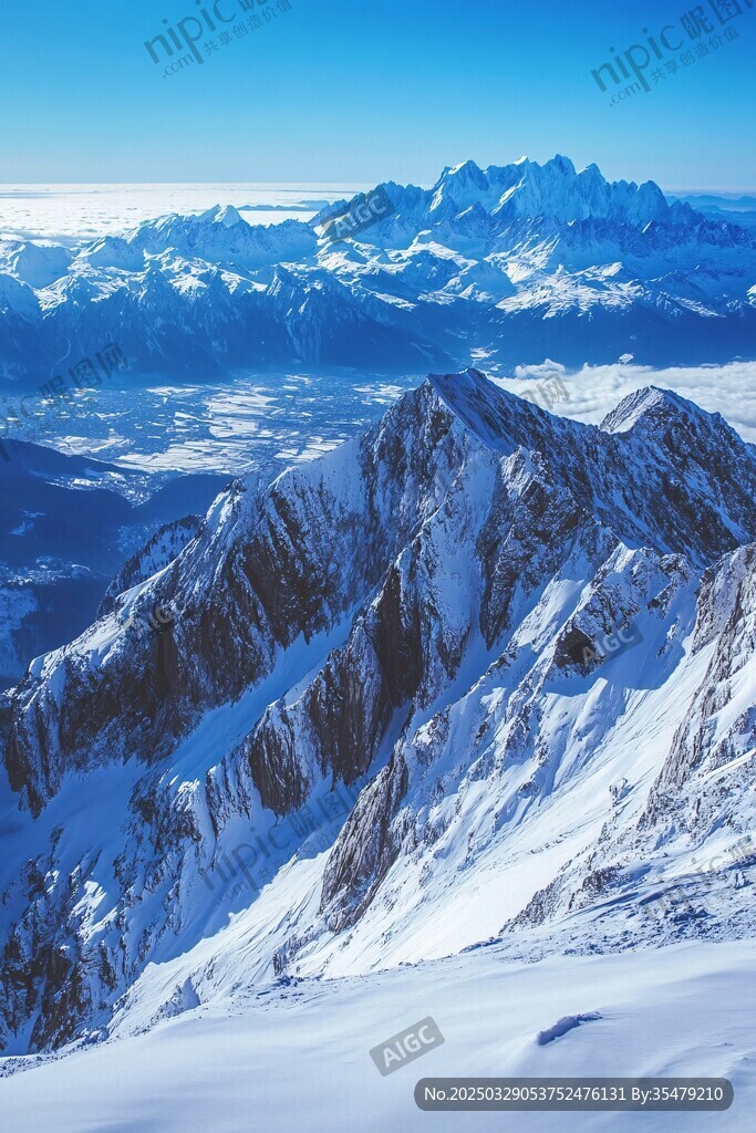 壯麗雪山美景
