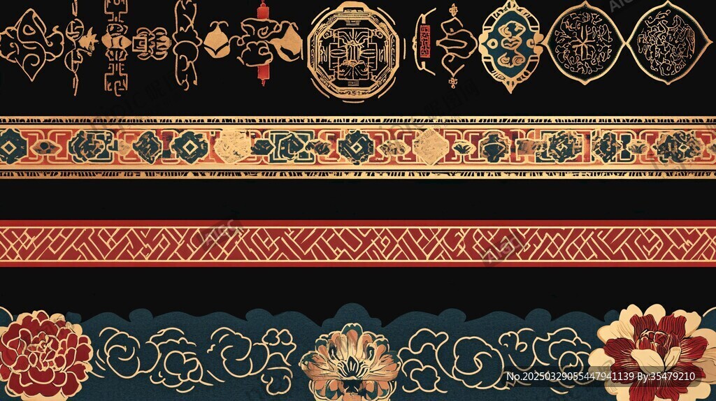 中式傳統(tǒng)精美裝飾紋樣集