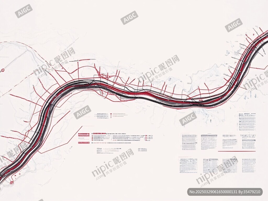 城市交通線路規(guī)劃示意圖