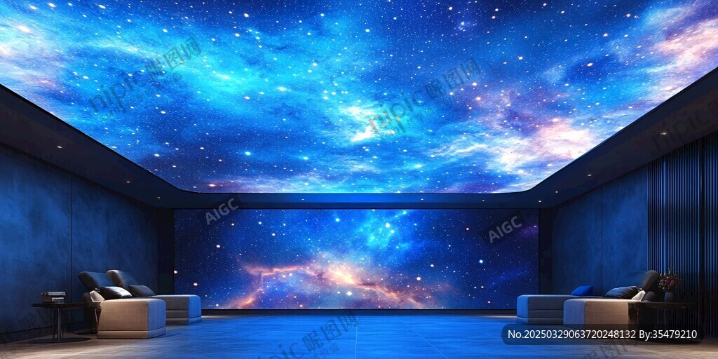 夢(mèng)幻星空主題室內(nèi)空間