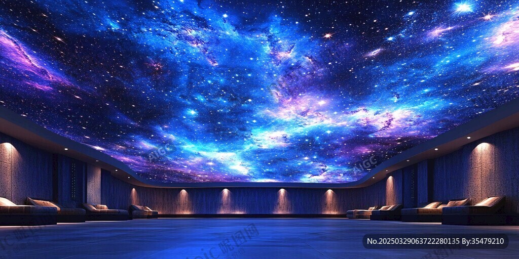 夢幻星空主題室內空間