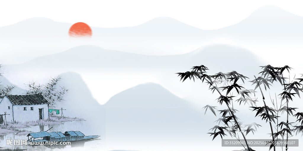 水墨風背景