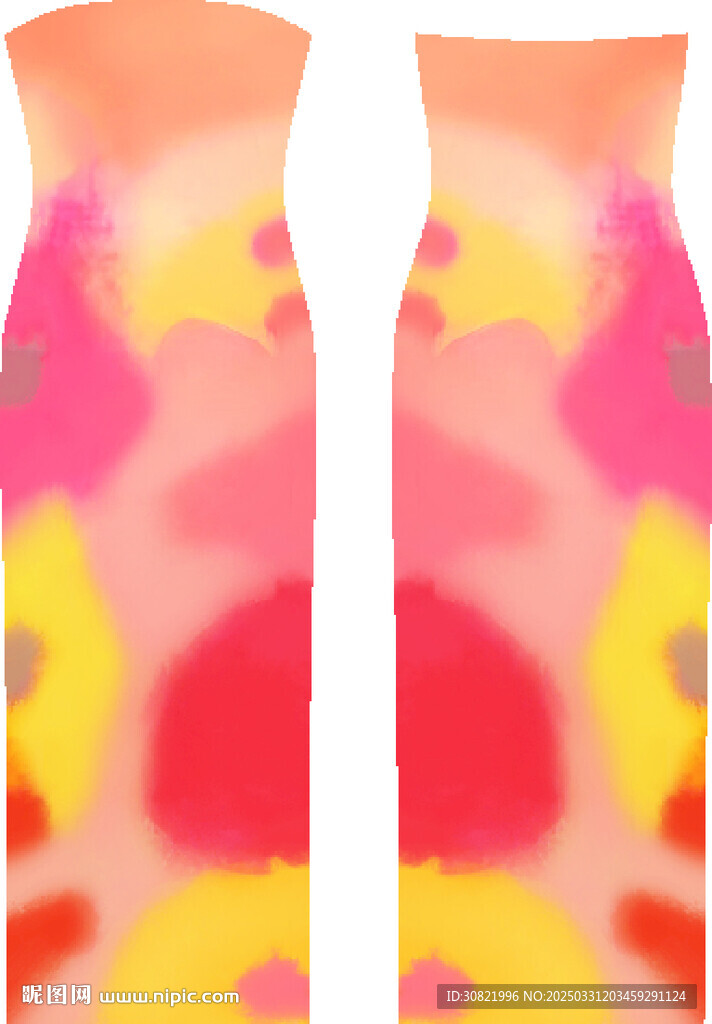 紅黃扎染