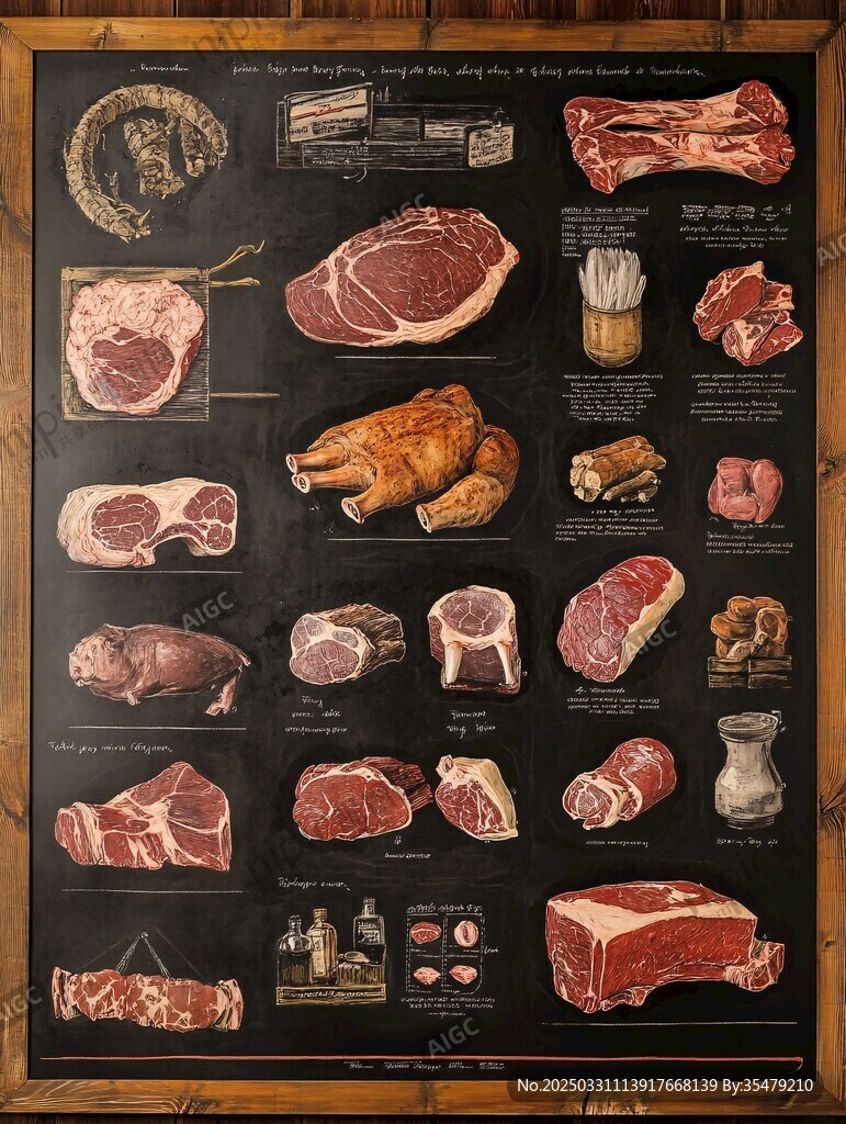 肉類展示圖 多樣優(yōu)質(zhì)肉品