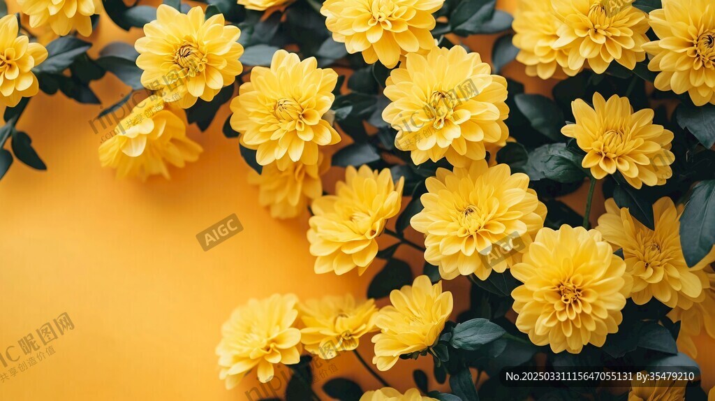 黃色繁花裝點(diǎn)的亮麗畫面