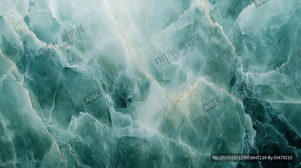 青綠色大理石紋理背景