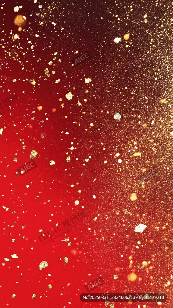 紅金漸變閃耀背景圖