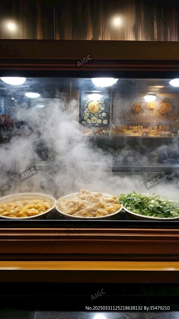 熱氣騰騰的美味菜品展示