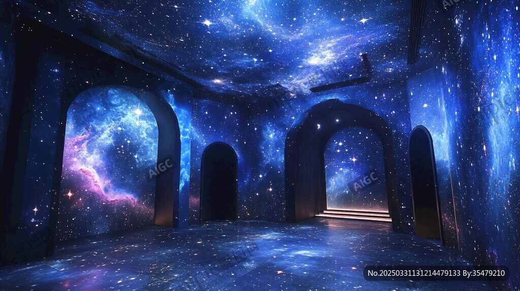 夢幻星空主題室內空間