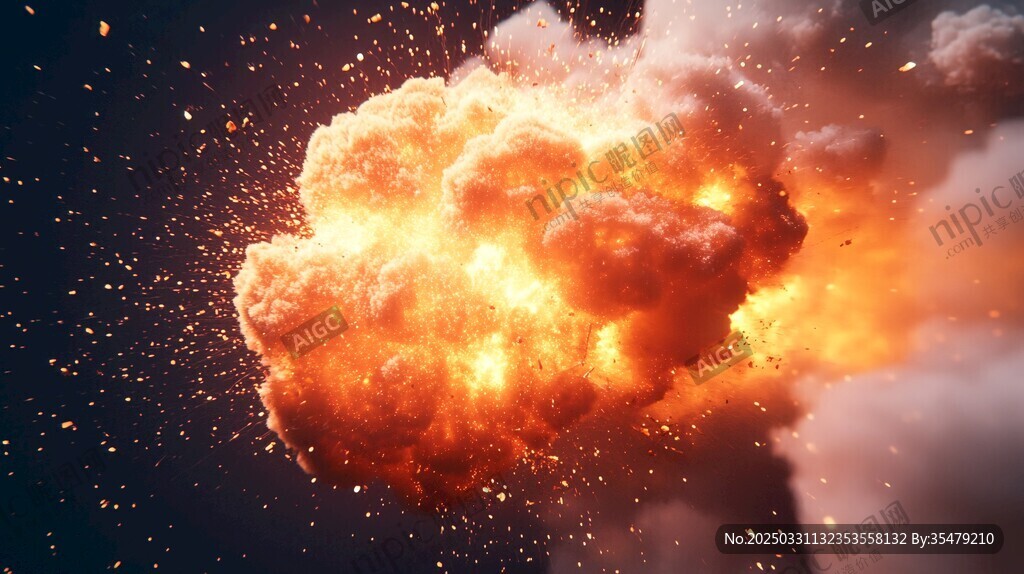 爆炸瞬間特效畫面