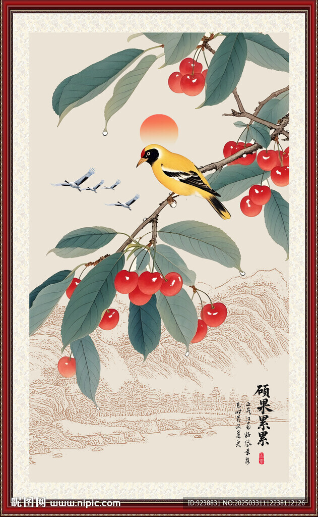 工筆花鳥畫