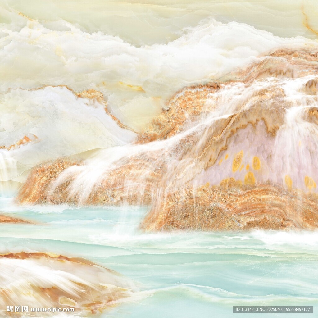 流水大理石