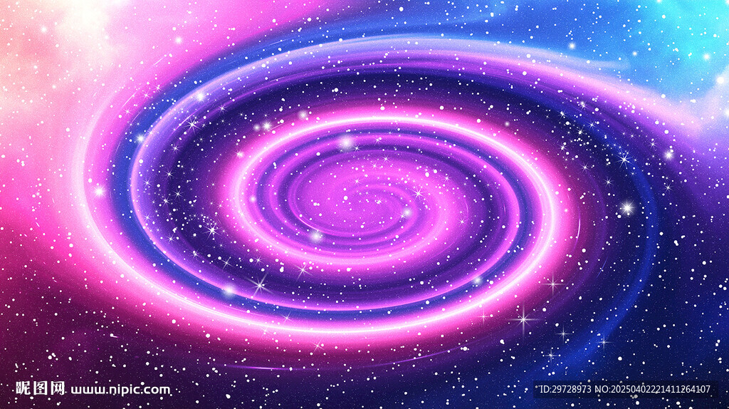 唯美星空漩渦背景