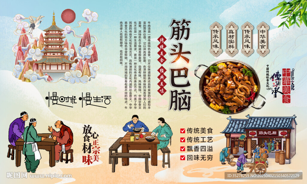 筋頭巴腦