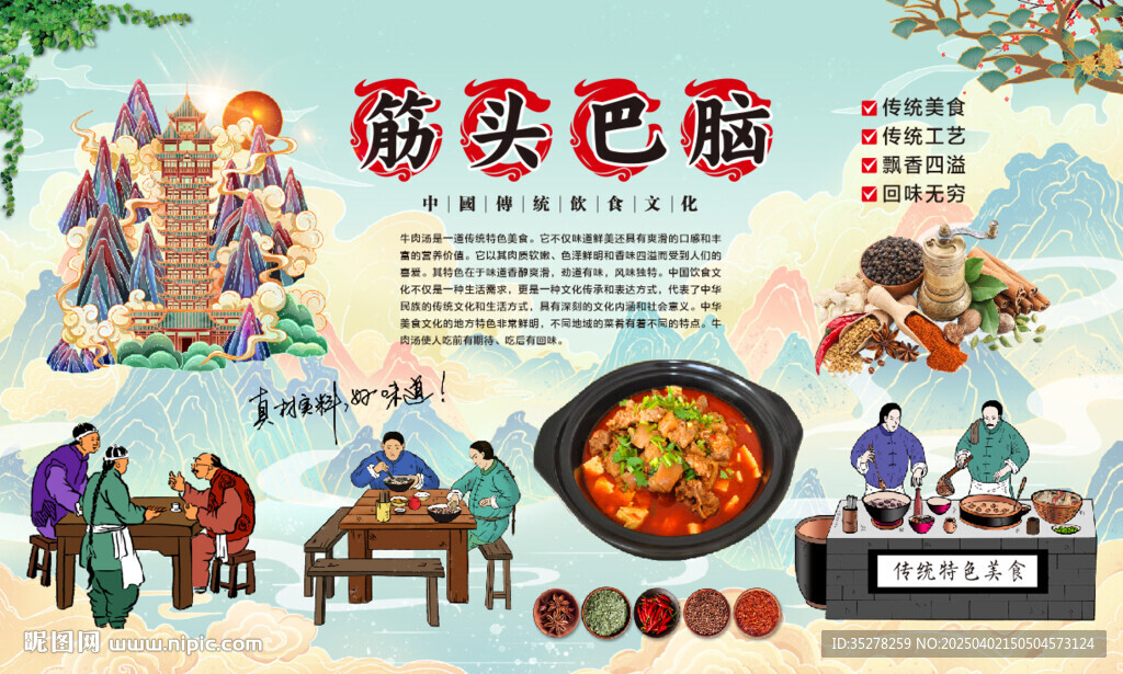 筋頭巴腦