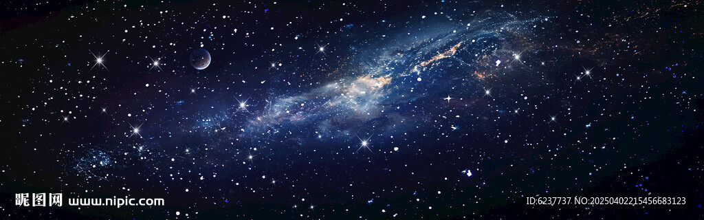 巨幅宇宙星空背景圖