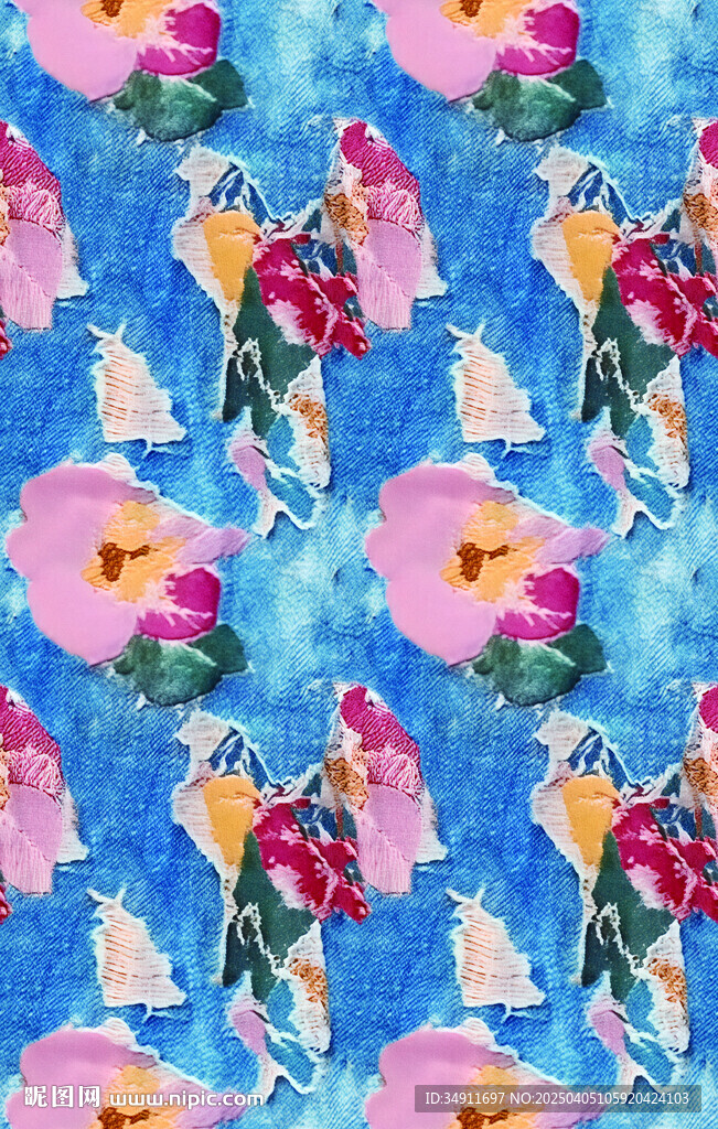 牛仔花