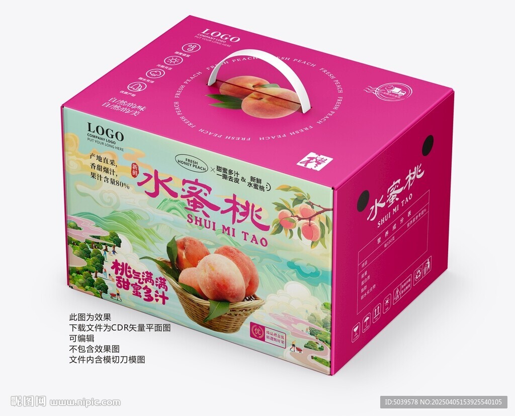 桃子包裝 水蜜桃禮盒