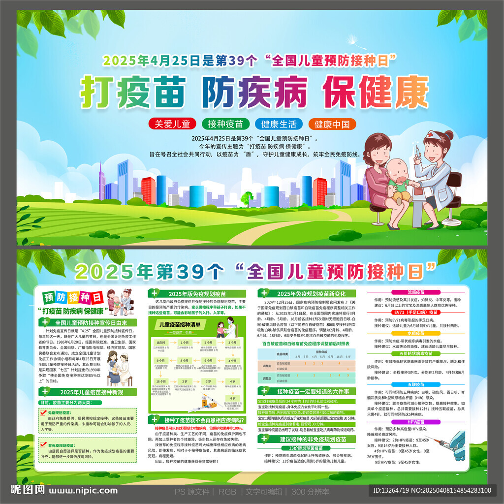 2025年全國兒童預防接種日