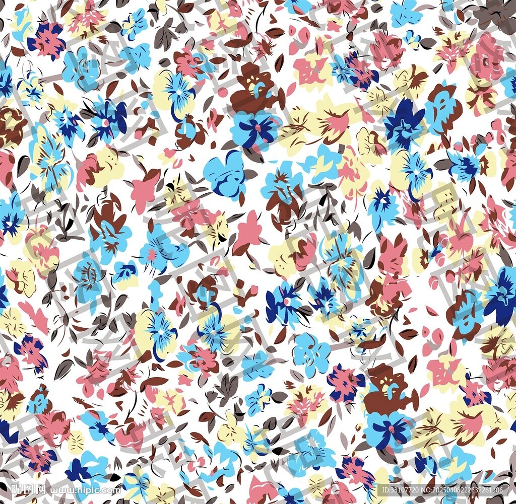 矢量碎花