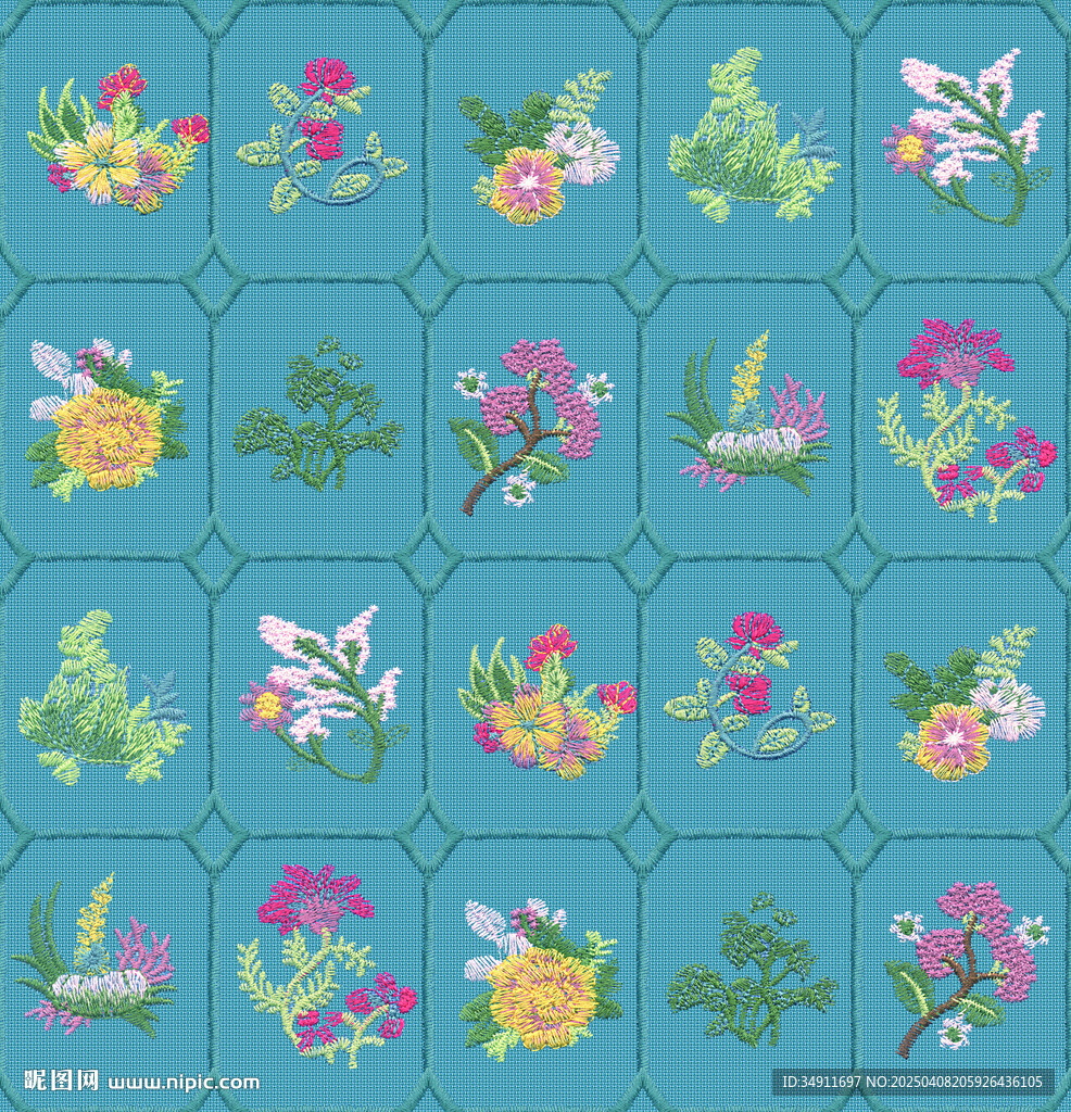 提花
