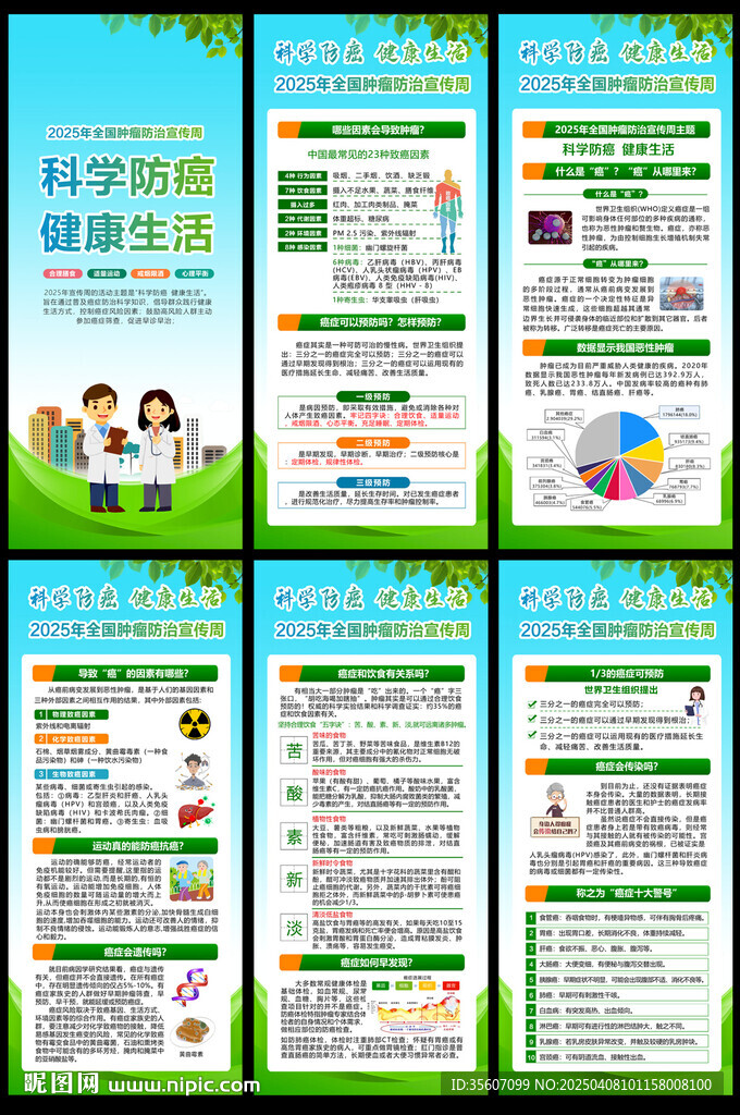 全國腫瘤防治宣傳周展架