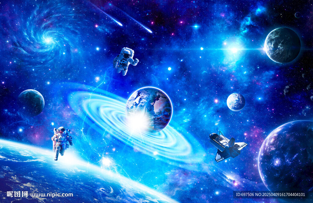 外太空星球銀河宇宙黑洞航天背景