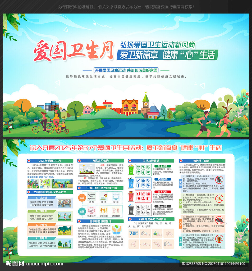 2025年愛國衛(wèi)生月宣傳欄