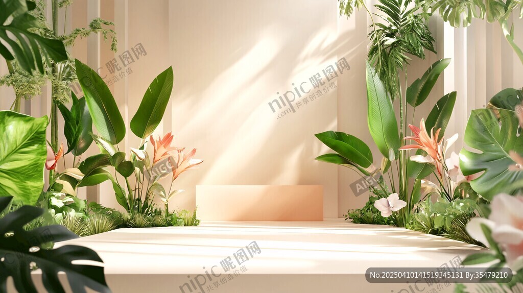 室內綠植環繞的靜謐空間
