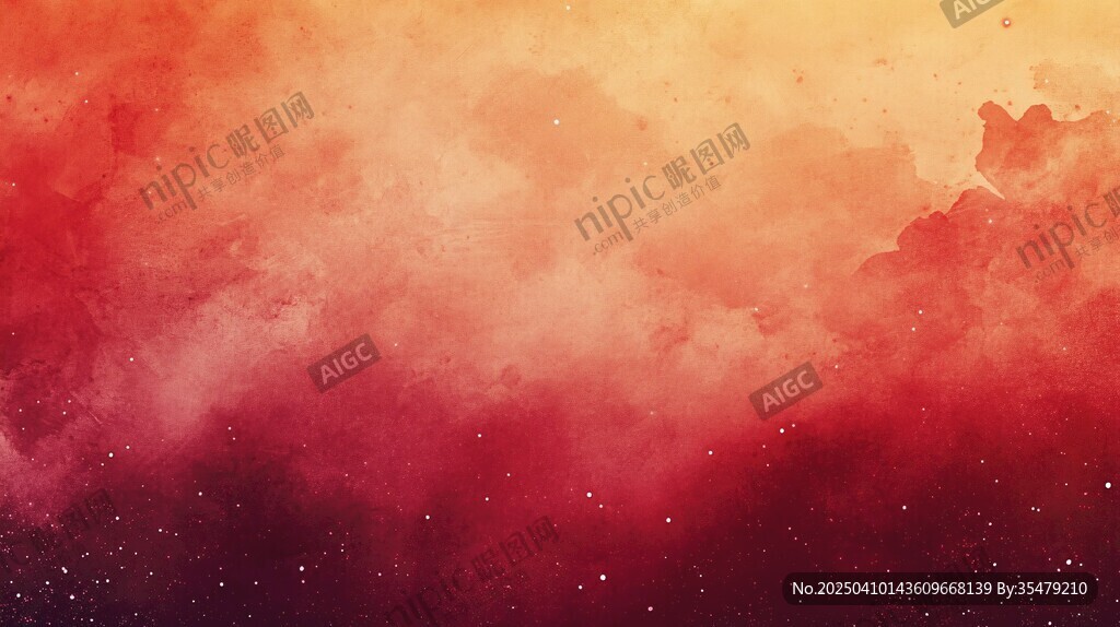 夢幻絢麗的星云背景圖