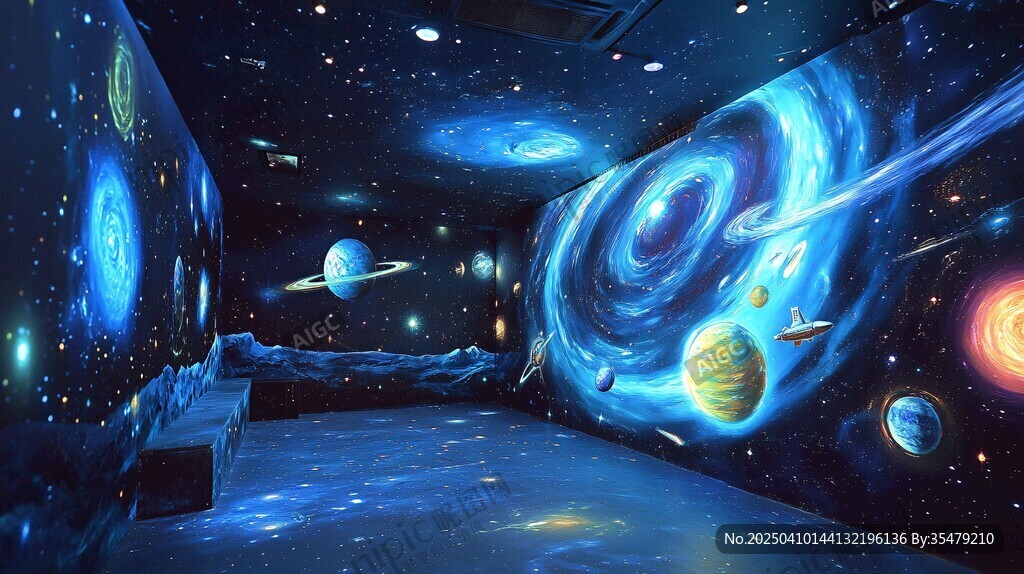 夢幻宇宙主題室內空間