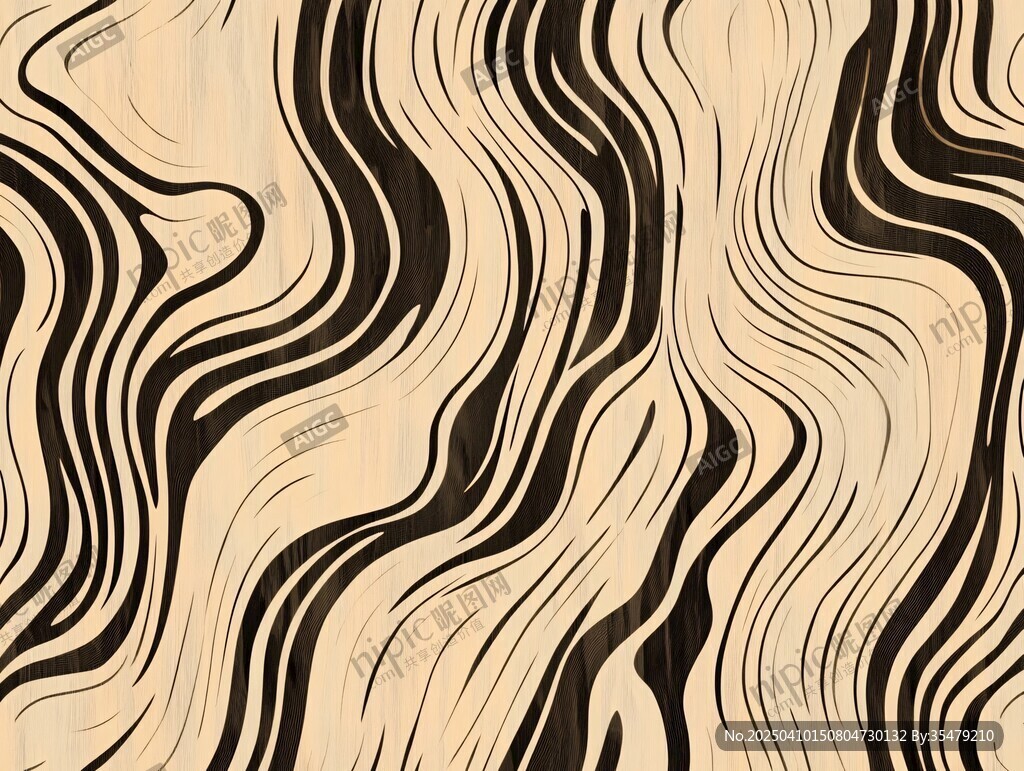 黑白波浪紋理圖案背景