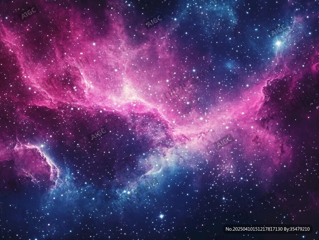 夢幻絢麗的宇宙星云圖景