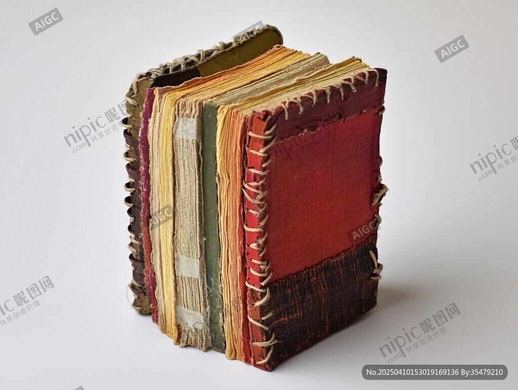 復(fù)古拼布風(fēng)手工裝訂書籍