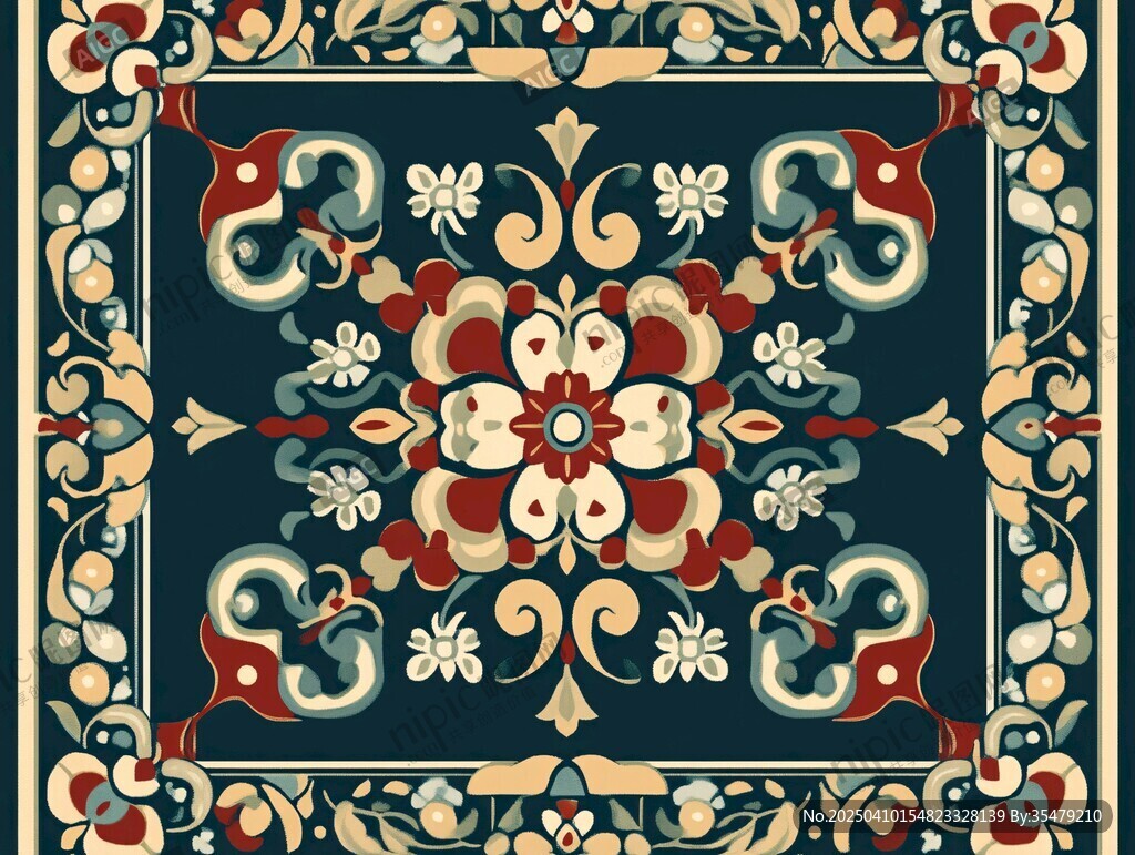 傳統(tǒng)復(fù)古風(fēng)精美花紋圖案