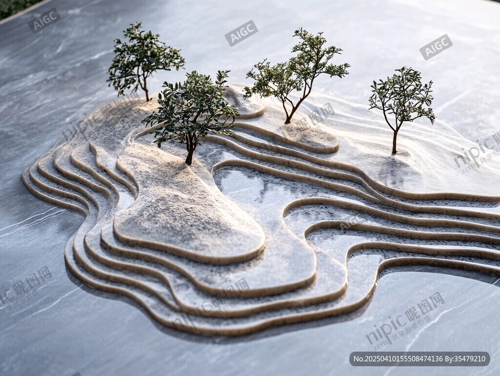 創(chuàng)意立體島嶼景觀設(shè)計
