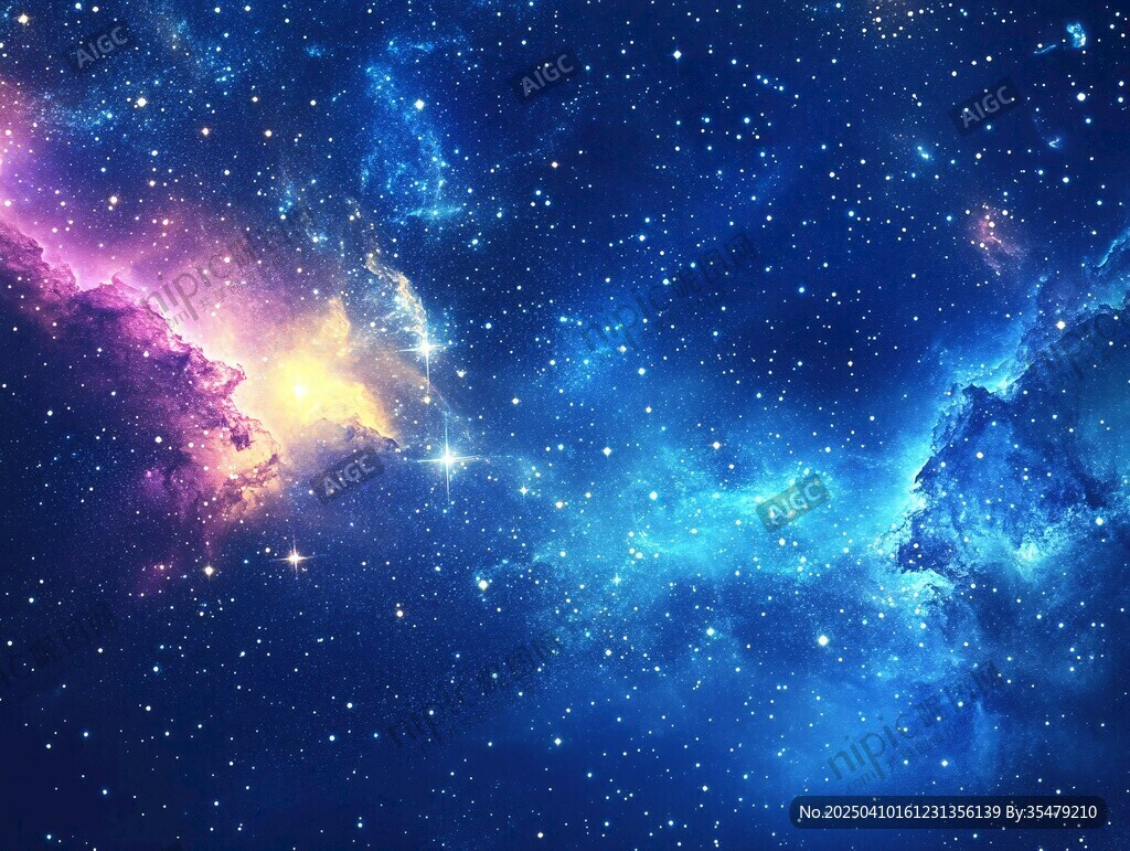 夢幻璀璨的浩瀚星空