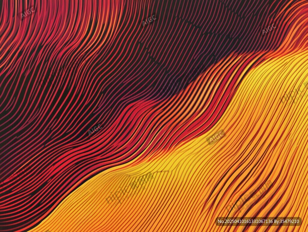 炫彩波浪紋理抽象背景圖