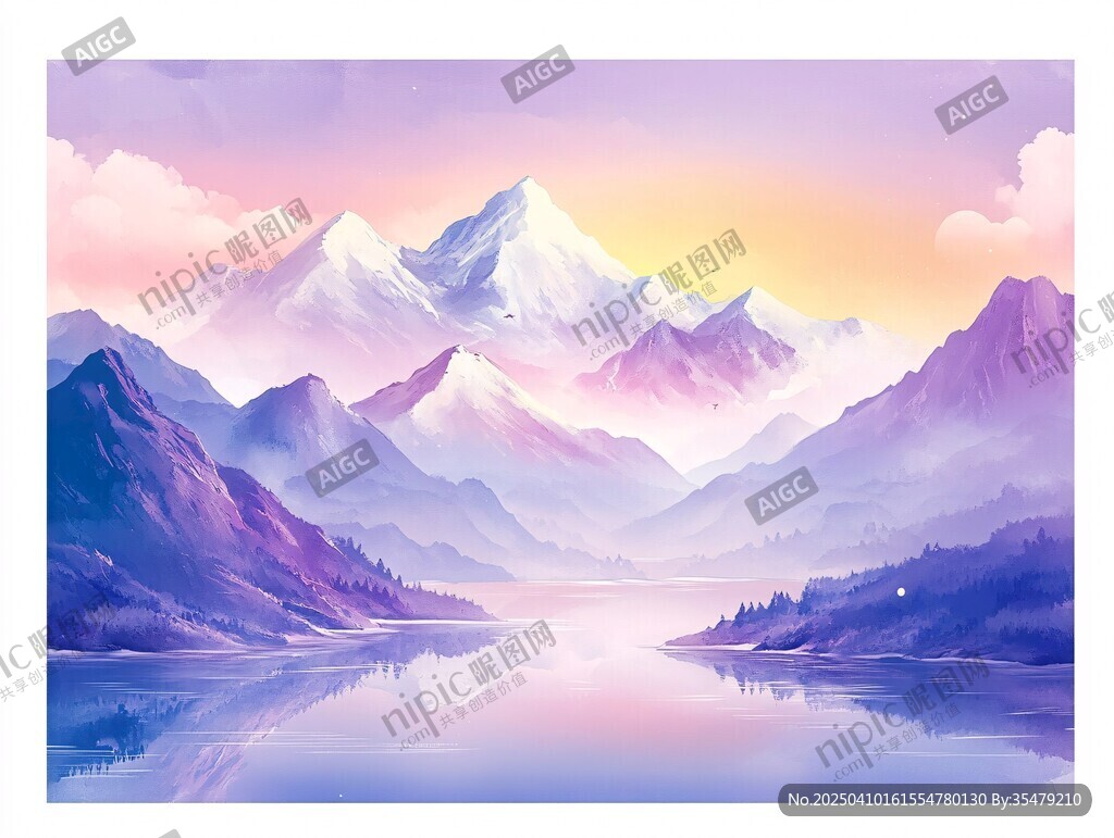 夢幻山水間的靜謐美景