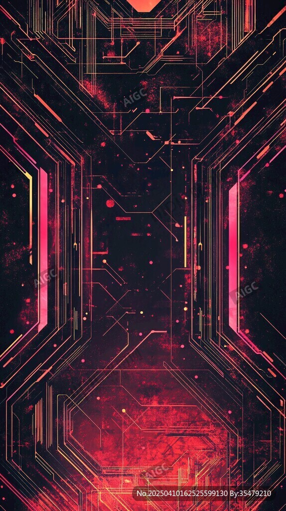 未來(lái)科技感炫酷幾何背景