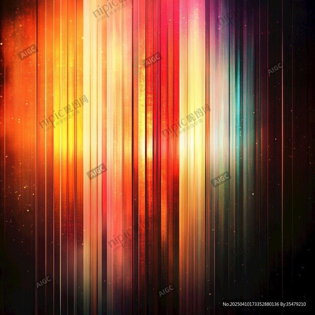 炫彩光線抽象背景圖