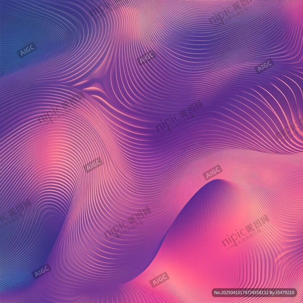 夢幻漸變流體抽象背景圖