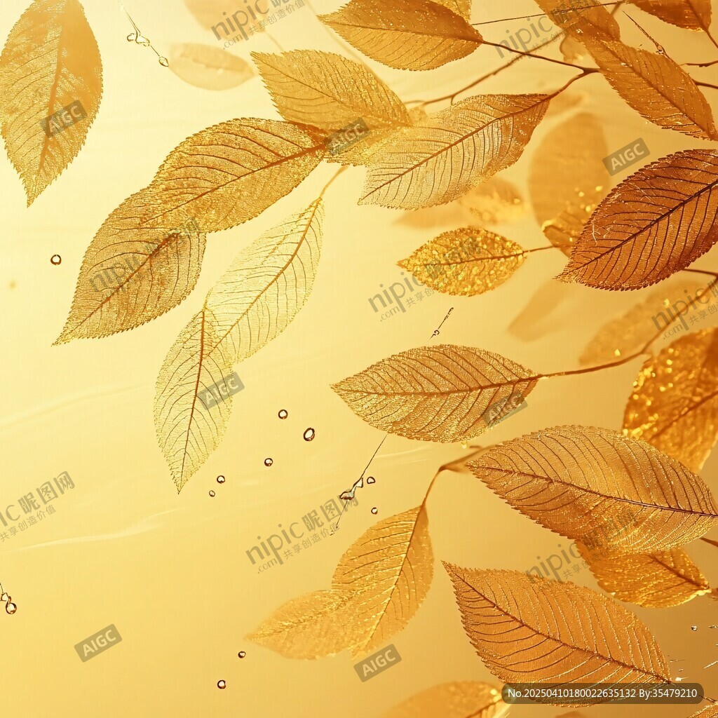 金秋落葉 夢(mèng)幻光影之美
