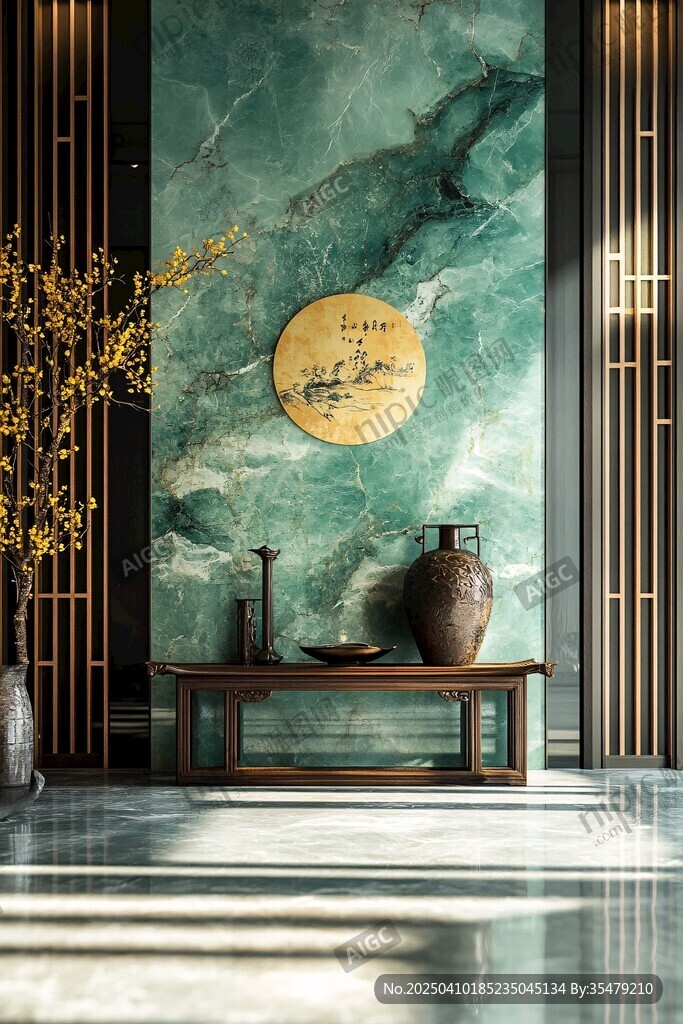 中式玄關(guān)的雅致古韻