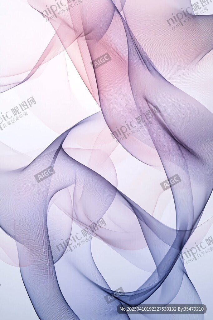 夢幻飄逸煙霧抽象背景圖