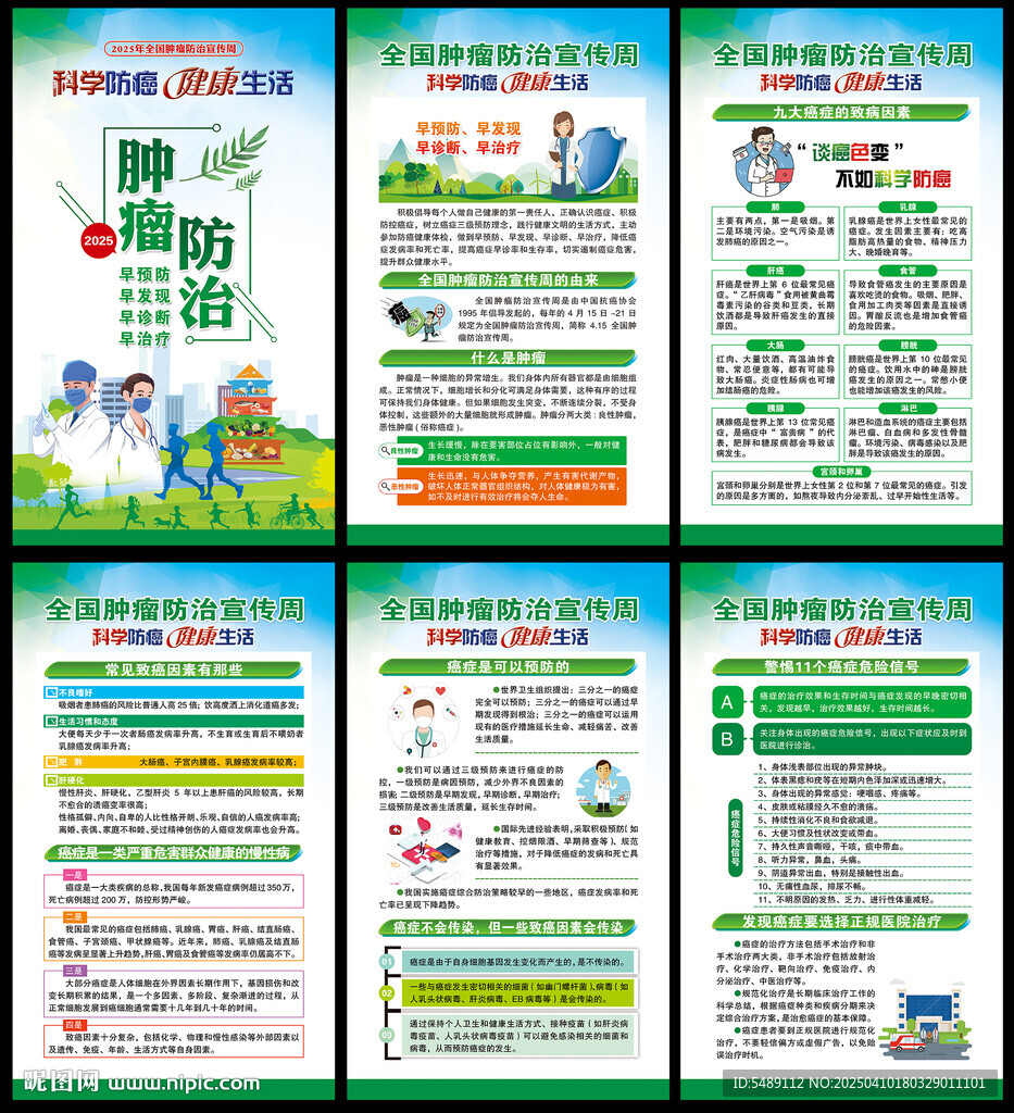 腫瘤防治海報(bào)