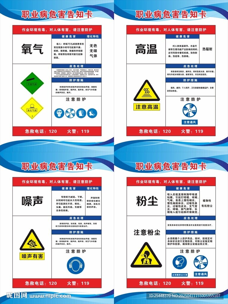 職業(yè)病危害告知卡