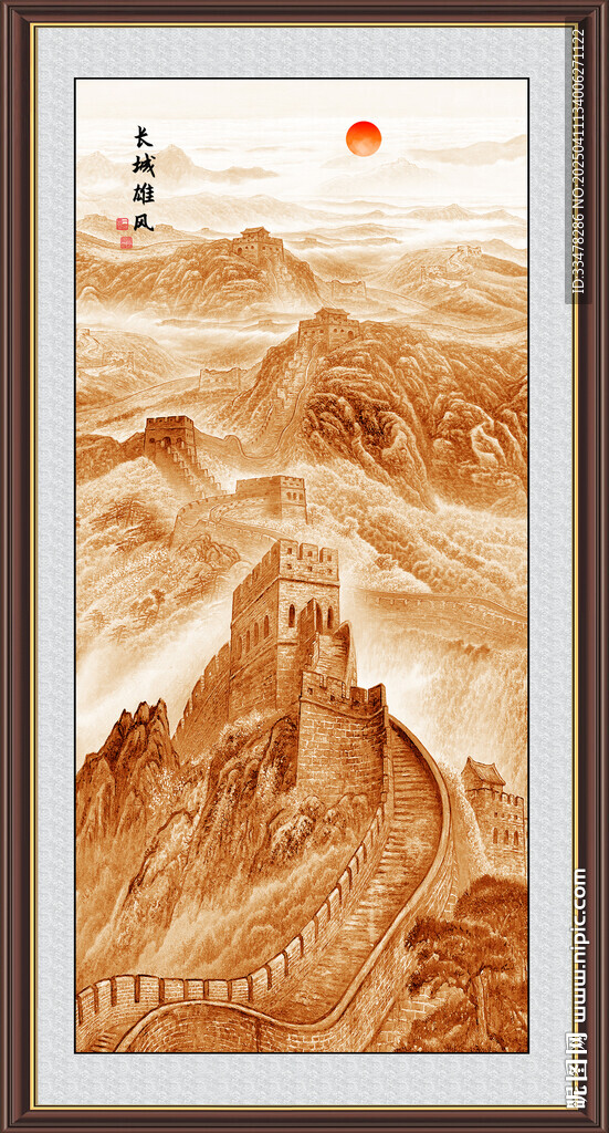 玄關山水裝飾畫