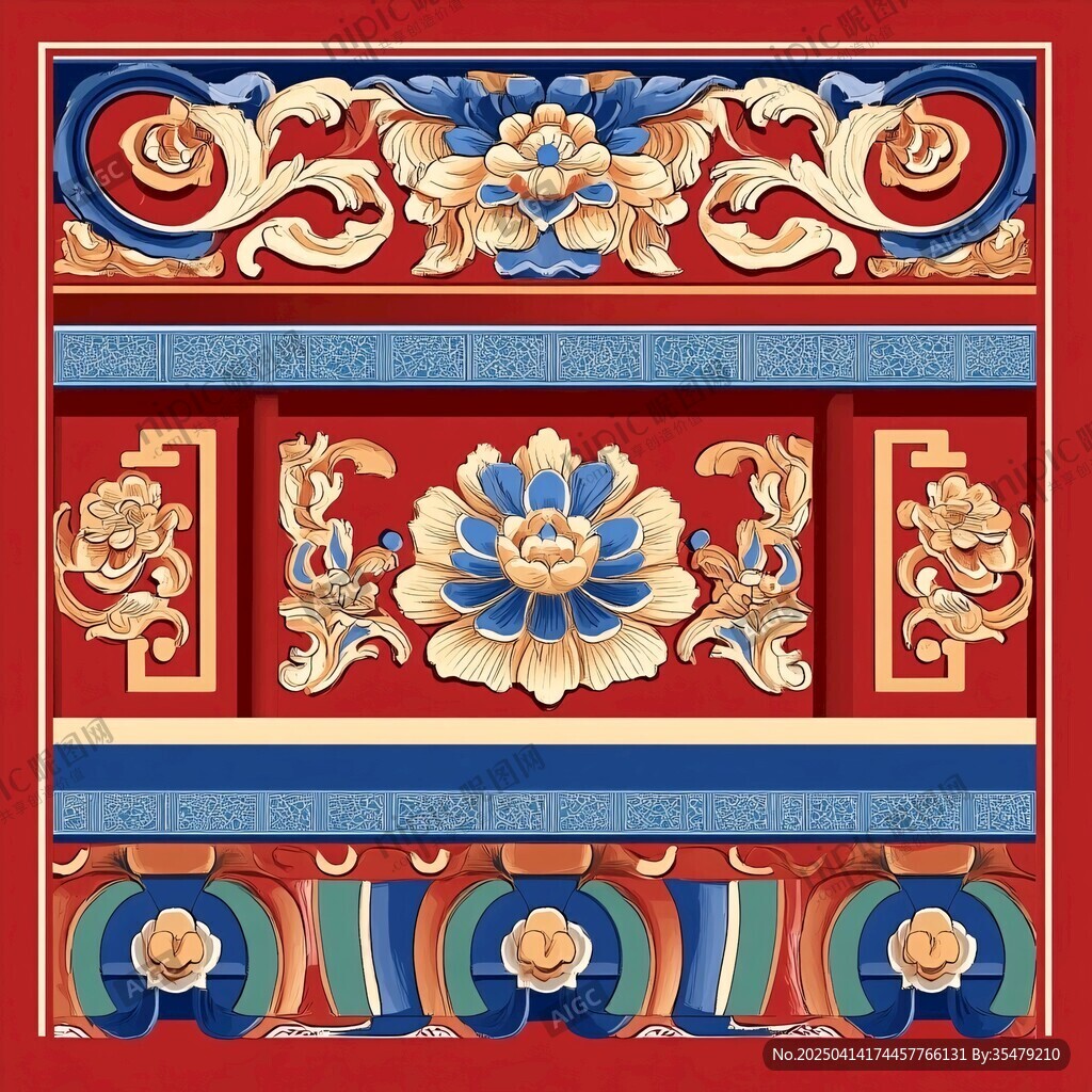 中式傳統(tǒng)花紋裝飾圖案